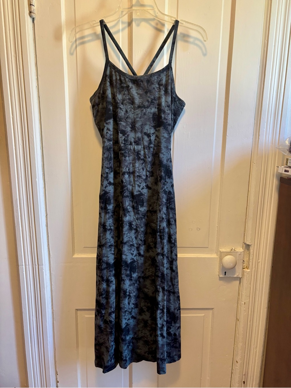 Pact Strappy Midi Fit and Flare Dress Medium